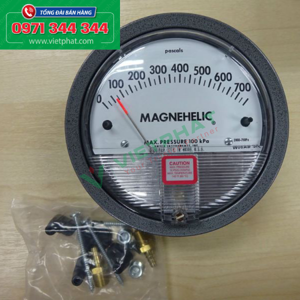 Đồng hồ đo chênh áp 0-60Pa