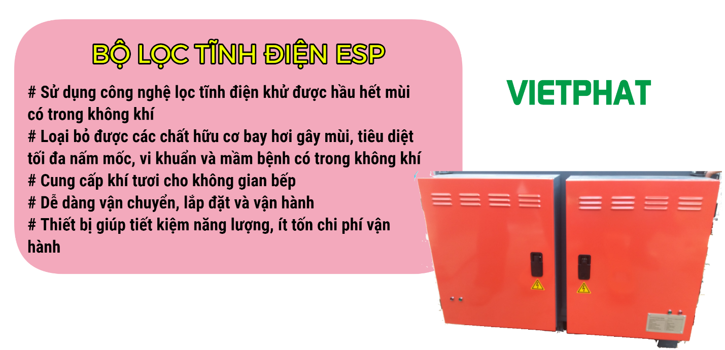 Các chú ý khi lắp đặt lọc tĩnh điện