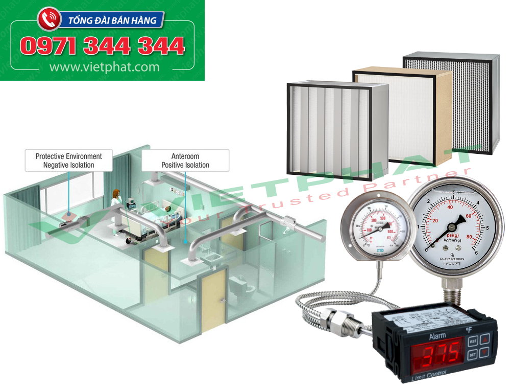 Xây dựng phòng áp lực âm theo 34 tiêu chí