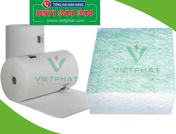 Bông lọc bụi sơn hiệu quả lọc cao, công suất lớn