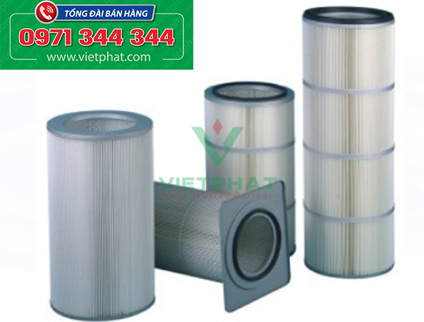 Lõi lọc Cartridge Polyester phủ PTFE