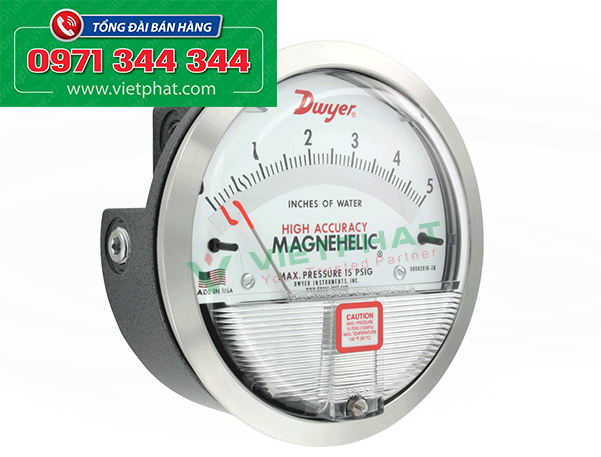 Đồng hồ đo chênh áp Dwyer series 2000