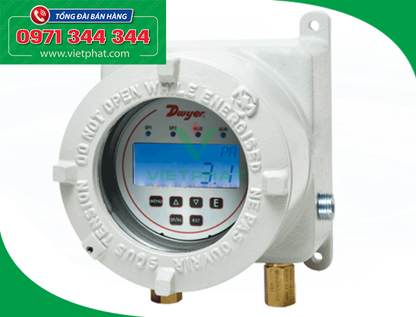 Đồng hồ đo chênh áp dạng điện tử kết quả đo chính xác cao