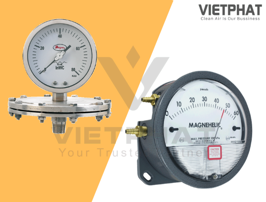 Phân biệt đồng hồ đo chênh áp và đồng hồ đo áp suất