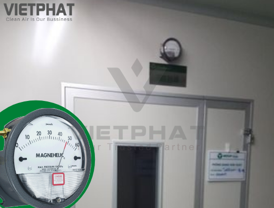 Đồng hồ đo chênh áp cho phòng sạch