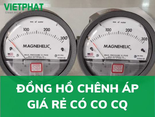 Đồng hồ chênh áp giá rẻ có kiểm định CO CQ